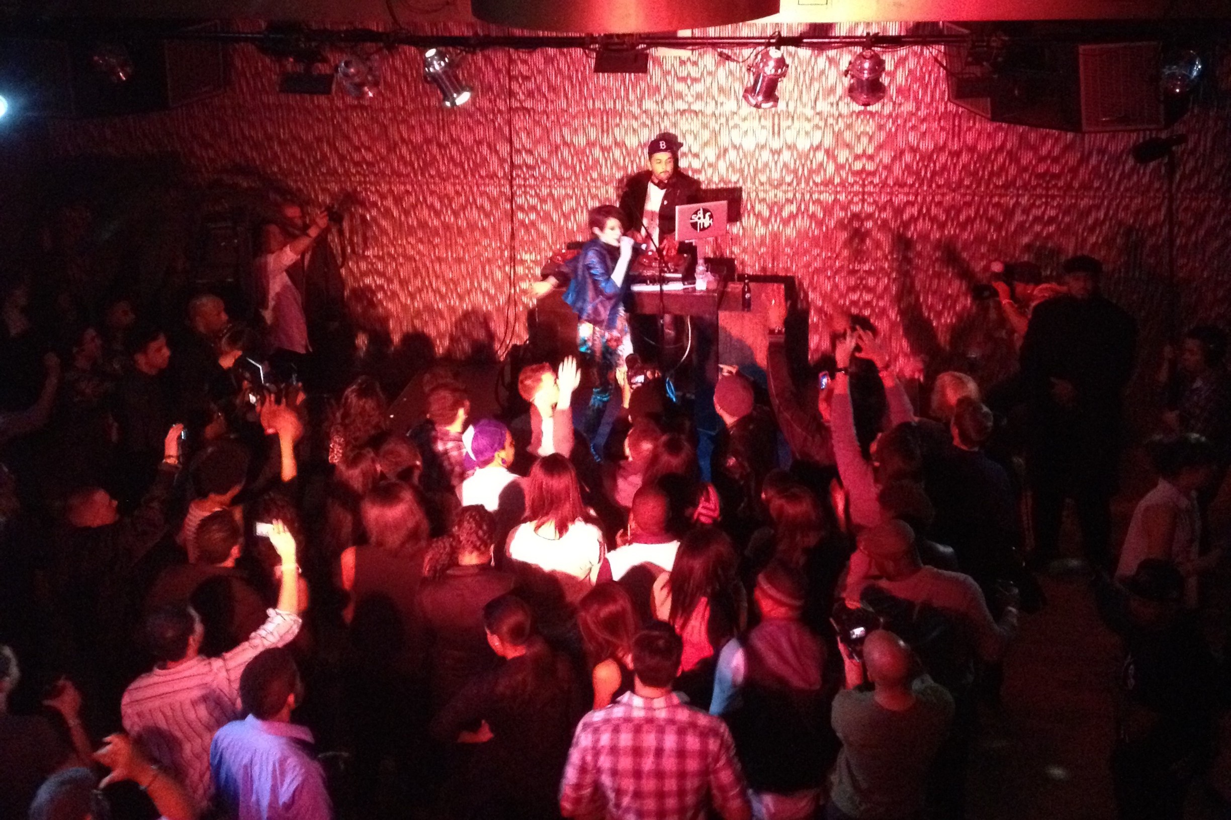 Production of a DJ with singer event in a private club in NYC