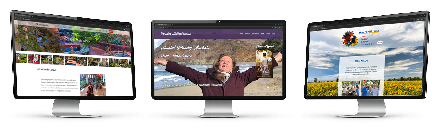 Monitors with websites